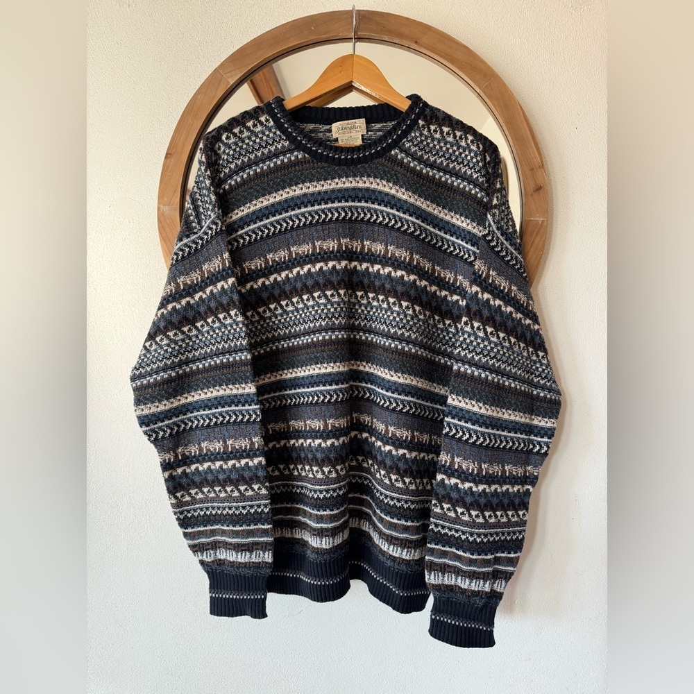 St John’s Bay Cotton Blend Crewneck Sweater Large